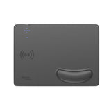 Безжично Зарядно, Prio Mouse Pad Wireless Charger 15W, Сив