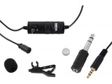 Микрофон Брошка, Boya Lavalier Mic BY-M1 Jack 3.5mm, Черен (5)