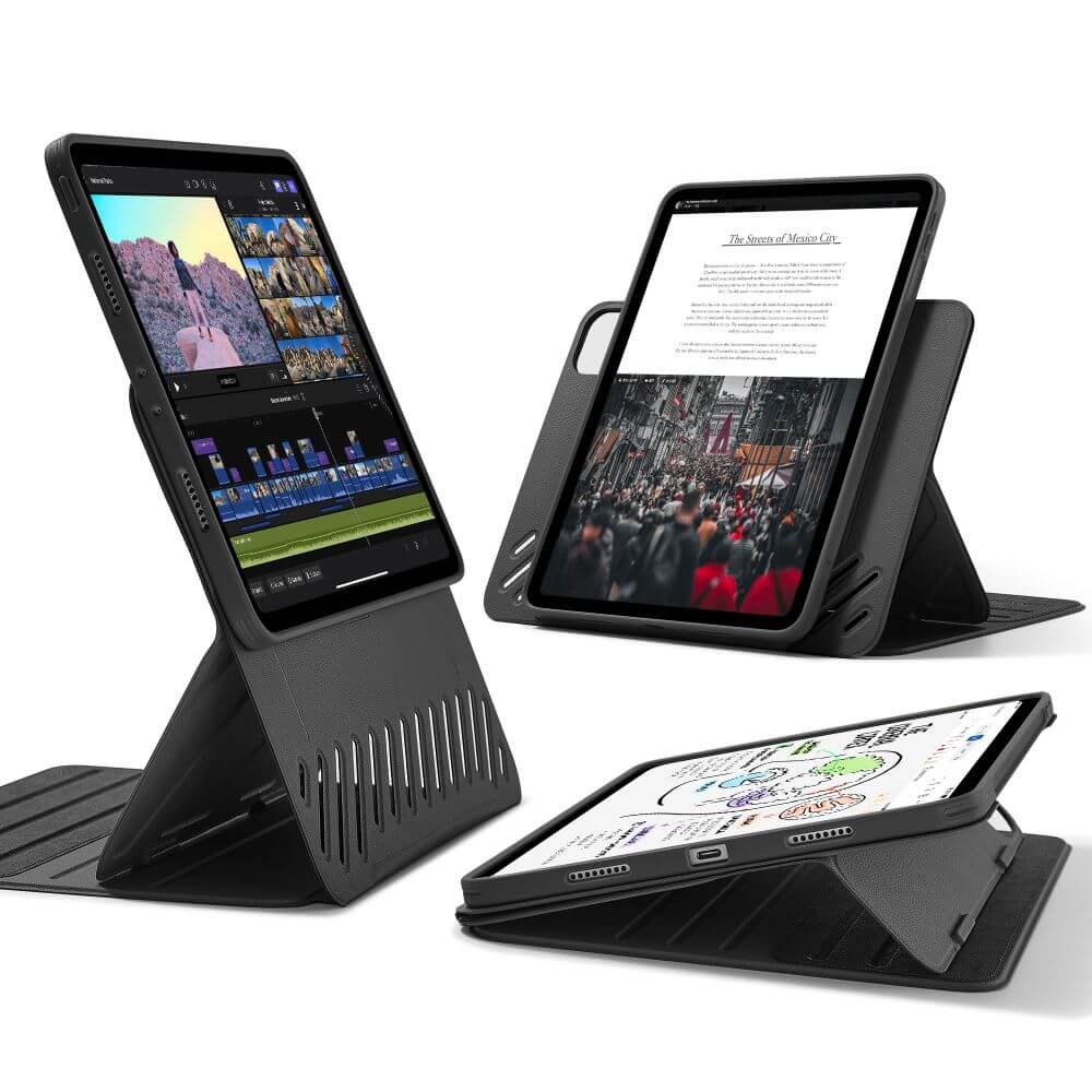 Двоен Калъф за iPad Pro 11 2025-2024, ESR Shift Magnetic Case, Черен