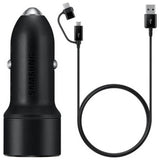 Оригинално Бързо Зарядно за Кола за Samsung S10, S9, S8, Note 9/8 12v Fast Charger EP-L1100NBE, Черен