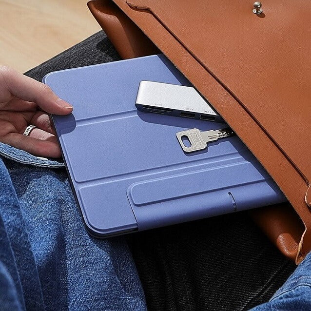 Тънък Калъф за iPad Pro 13 2025-2024, ESR Rebound Magnetic Case, Лилав (6)