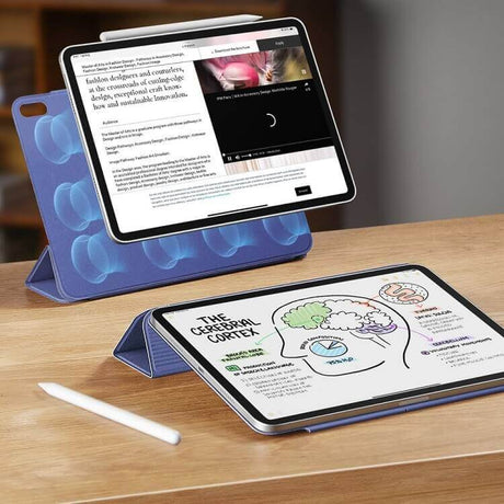 Тънък Калъф за iPad Pro 13 2025-2024, ESR Rebound Magnetic Case, Лилав (2)