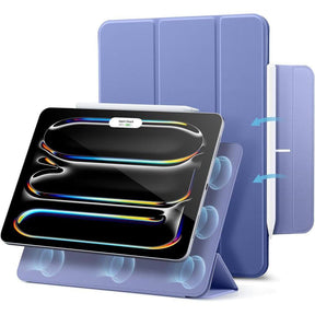 Тънък Калъф за iPad Pro 11 2025-2024, ESR Rebound Magnetic Case, Лилав