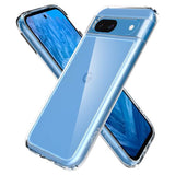 Противоударен Калъф за Google Pixel 8A, Spigen Ultra Hybrid Case, Прозрачен (7)