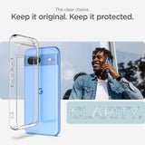 Противоударен Калъф за Google Pixel 8A, Spigen Ultra Hybrid Case, Прозрачен (9)