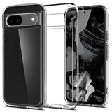 Противоударен Калъф за Google Pixel 8A, Spigen Ultra Hybrid Case, Прозрачен (3)