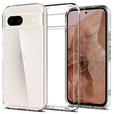 Противоударен Калъф за Google Pixel 8A, Spigen Ultra Hybrid Case, Прозрачен (2)