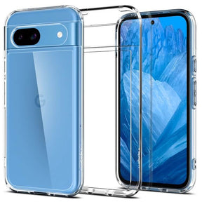 Противоударен Калъф за Google Pixel 8A, Spigen Ultra Hybrid Case, Прозрачен