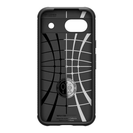Противоударен Силиконов Калъф за Google Pixel 8A, Spigen Rugged Armor Case, Черен (3)