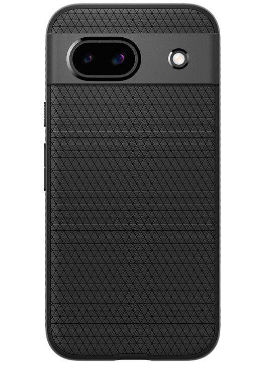Противоударен Силиконов Калъф за Google Pixel 8A, Spigen Liquid Air Case, Черен (2)