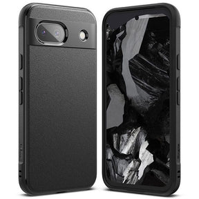 Противоударен Силиконов Калъф за Google Pixel 8A, Ringke Onyx Case, Черен