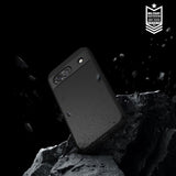 Противоударен Силиконов Калъф за Google Pixel 8A, Ringke Onyx Case, Черен (6)