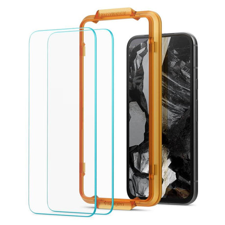 Стъклен Протектор за Google Pixel 8A, Spigen GlassTr Aligh Master 2бр., Прозрачен (6)