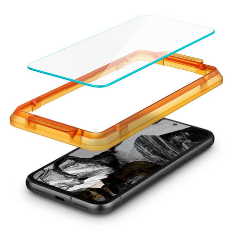 Стъклен Протектор за Google Pixel 8A, Spigen GlassTr Aligh Master 2бр., Прозрачен (5)