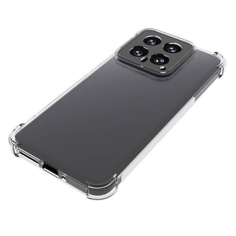 Противоударен Силиконов Калъф за Xiaomi 14, GKK Shockproof Case, Прозрачен (2)
