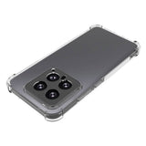 Противоударен Силиконов Калъф за Xiaomi 14, GKK Shockproof Case, Прозрачен (4)