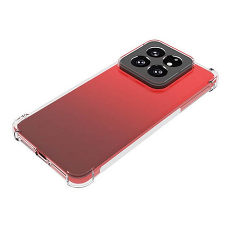 Противоударен Силиконов Калъф за Xiaomi 14 Pro, GKK Shockproof Case, Прозрачен (2)
