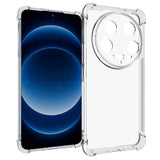 Противоударен Силиконов Калъф за Xiaomi 14 Ultra, GKK Shockproof Case, Прозрачен