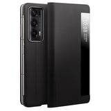 Активен Калъф за Honor Magic V2, Qialino Smart Book Case, Черен