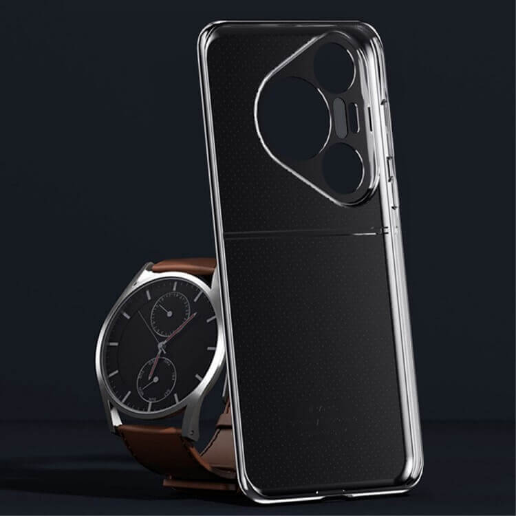 Кожен Калъф за Huawei Pura 70 Pro, GKK Leather Case, Черен (2)