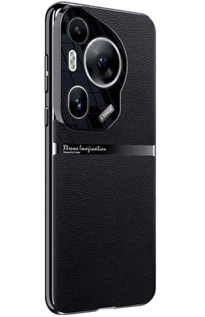 Кожен Калъф за Huawei Pura 70 Ultra, GKK Leather Case, Черен