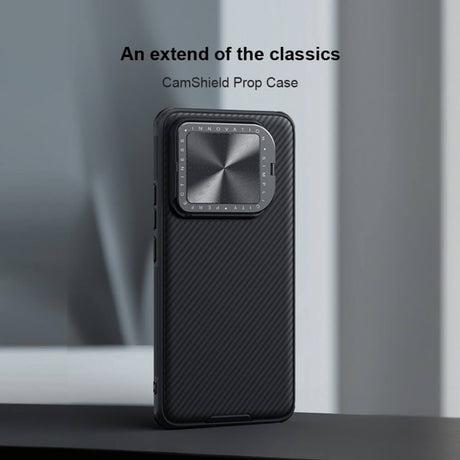 Удароустойчив Калъф за Xiaomi 14, Nillkin CamShield Prop Case, Черен (5)