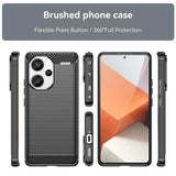 Противоударен Калъф за Xiaomi Redmi Note 13 Pro Plus 5G, Tech-Protect Premium Carbon Case, Черен (2)