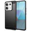 Противоударен Калъф за Xiaomi Redmi Note 13 Pro 5G, Tech-Protect Premium Carbon Case, Черен