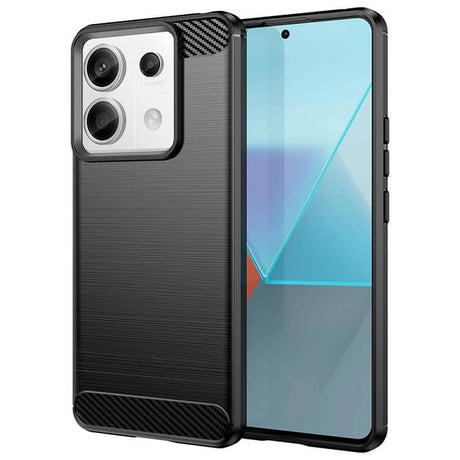 Противоударен Калъф за Xiaomi Redmi Note 13 Pro 5G, Tech-Protect Premium Carbon Case, Черен