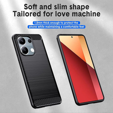 Противоударен Калъф за Xiaomi Redmi Note 13 Pro 4G, Tech-Protect Premium Carbon Case, Черен (3)
