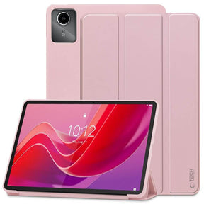 Защитен Калъф за Lenovo Tab M11 11", Tech-Protect Trifold Slim Case, Розов
