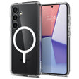 Magsafe Противоударен Калъф за Samsung S24, Spigen Ultra Hybrid Case, Бял