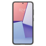 Противоударен Силиконов Калъф за Samsung S24, Spigen Liquid Air Case, Сив (4)