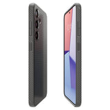 Противоударен Силиконов Калъф за Samsung S24, Spigen Liquid Air Case, Сив (7)