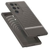 Противоударен Калъф за Samsung S24 Ultra, Spigen Caseology Parallax, Сив (5)