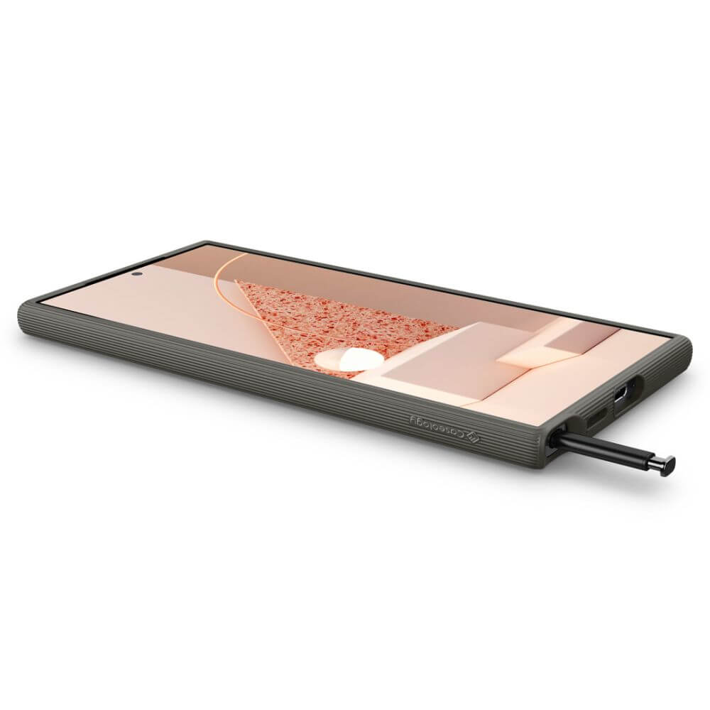 Противоударен Калъф за Samsung S24 Ultra, Spigen Caseology Parallax, Сив (7)