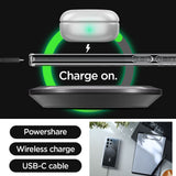 Magsafe Противоударен Калъф за Samsung S24 Ultra, Spigen Ultra Hybrid Case, Бял (10)