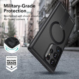 Magsafe Калъф за Samsung S24 Ultra, ESR Flickstand Halolock Boost Case, Черен (6)
