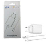 Оригинално Бързо Зарядно с Кабел, Vivo 220v-33W Flash Charge, Бял (7)