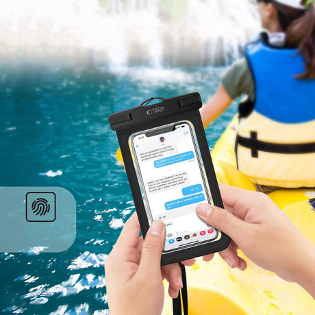 Универсален Водоустойчив Калъф, Tech-Protect Waterproof Case, Прозрачен (2)
