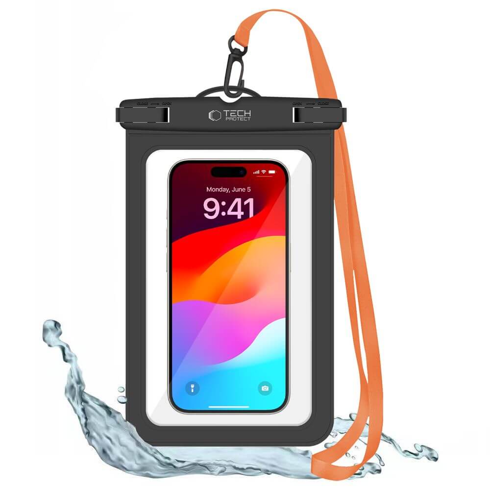 Универсален Водоустойчив Калъф, Tech-Protect Waterproof Case, Прозрачен