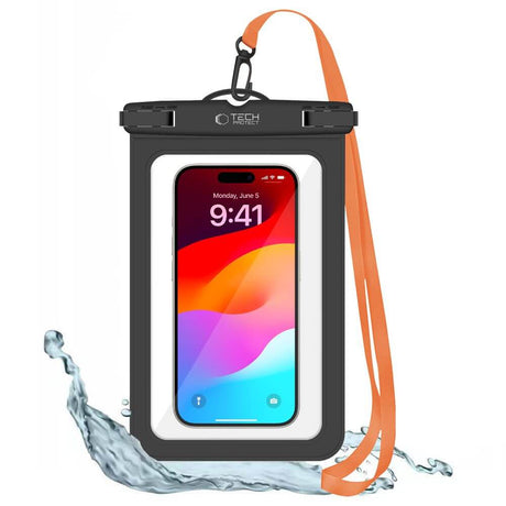 Универсален Водоустойчив Калъф, Tech-Protect Waterproof Case, Прозрачен