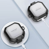 Калъф за Samsung Galaxy Buds 2/ Pro/ Live/ FE, Tech-Protect X-Carbo Case, Прозрачен (4)