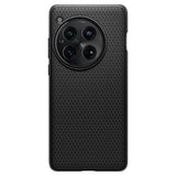 Противоударен Силиконов Калъф за Oneplus 12, Spigen Liquid Air Case, Черен (2)