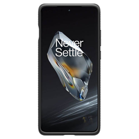 Противоударен Силиконов Калъф за Oneplus 12, Spigen Liquid Air Case, Черен (4)