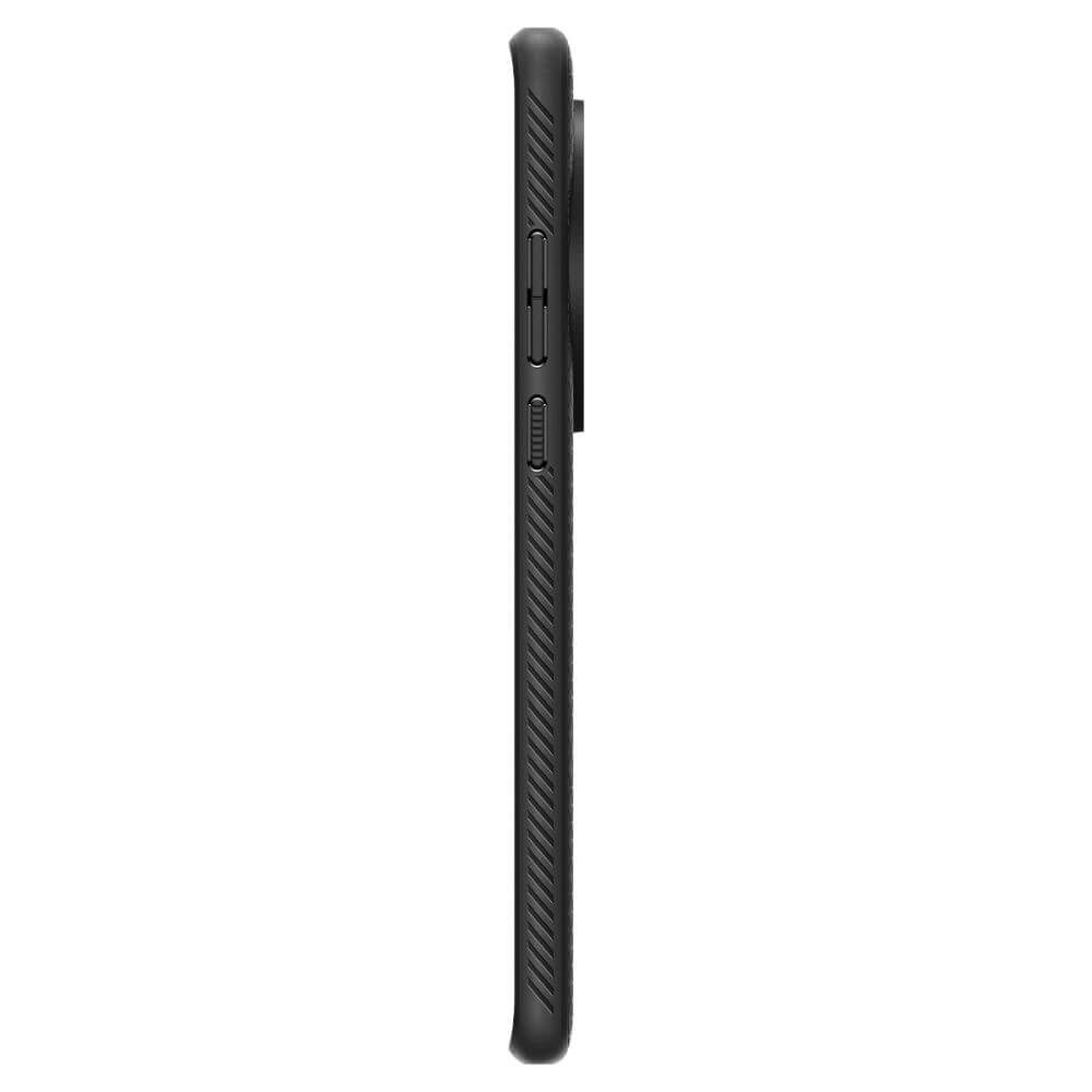 Противоударен Силиконов Калъф за Oneplus 12, Spigen Liquid Air Case, Черен (5)