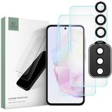 Стъклен Протектор за Екран и Камера 3бр. за Samsung A35, Tech-Protect Tempered Glass & Cam, Прозрачен