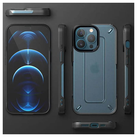 Матов Калъф за iPhone 13 Pro, Ringke UX Case, Черен (4)