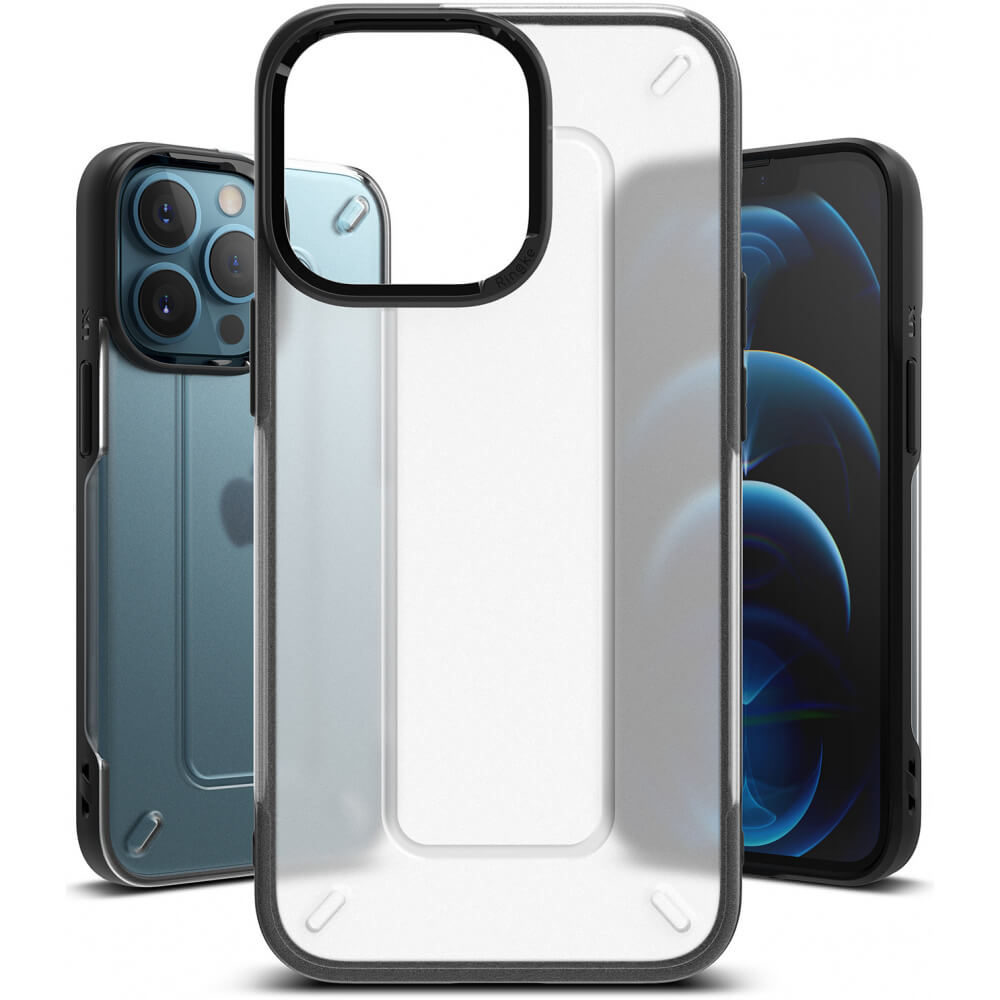 Матов Калъф за iPhone 13 Pro, Ringke UX Case, Черен (3)