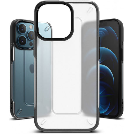 Матов Калъф за iPhone 13 Pro, Ringke UX Case, Черен (3)
